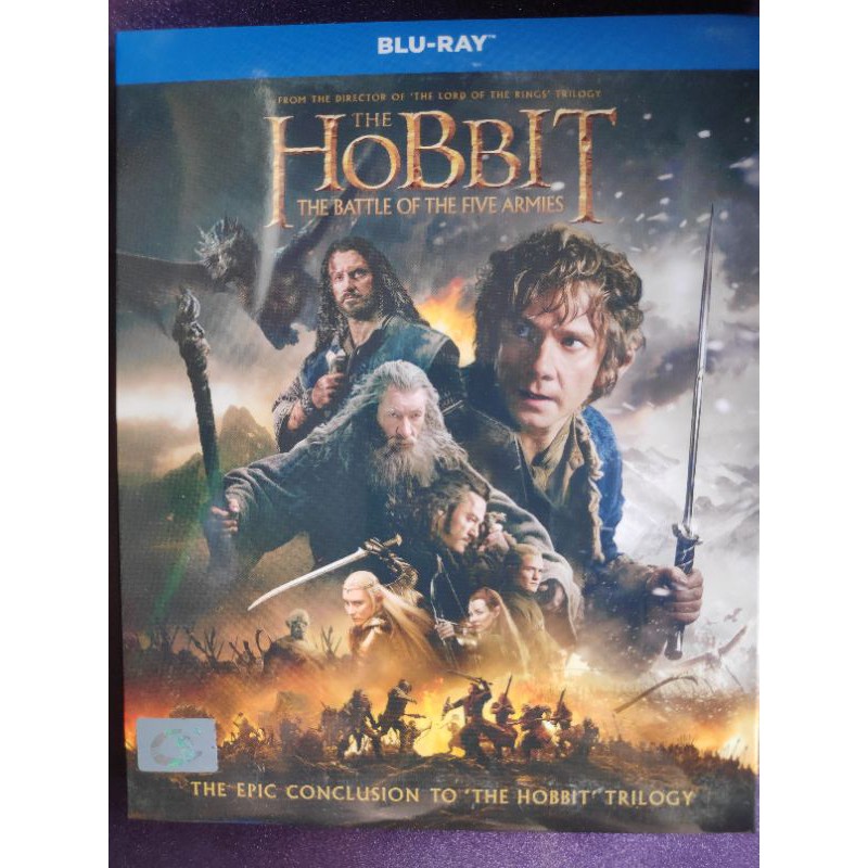 Bluray The Hobbit The Battle of The Five Armies(2disc)บลูเรย์เดอะฮอบบิท สงครามห้าทัพภาค3 กล่องฟ้าปกส