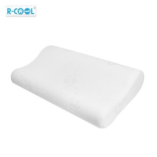 [พร้อมส่ง] HomeDoDee หมอนสุขภาพ R-COOL MEMORY FOAM CURVE M 56X31X10 ซม. สีขาว หมอน ถอยหมอน