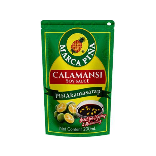 Marca Pina Calamansi Soy Sauce ToyoMansi 200ml ซีอิ๊ว ซอสถั่วเหลือง ซอสปรุงรส ผสม มะนาว ฟิลิปปินส์