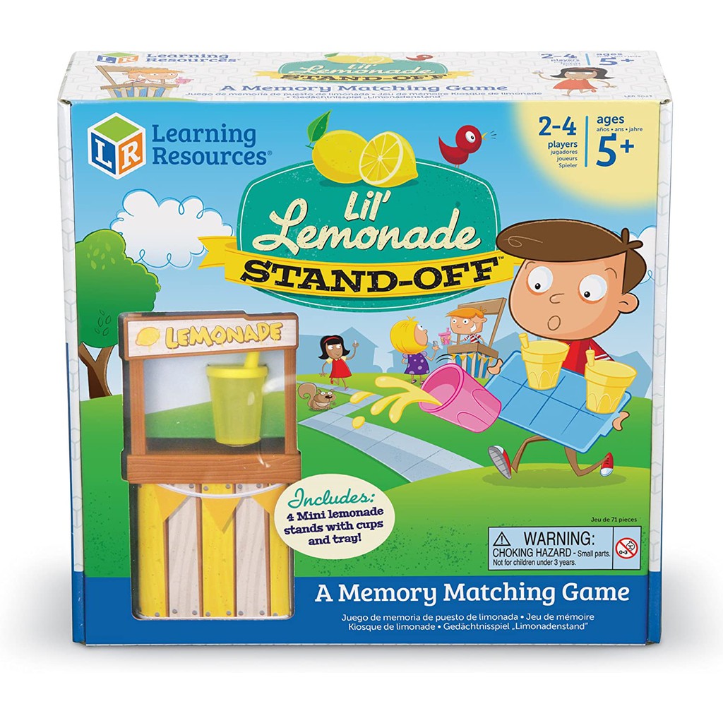 แหล่งการเรียนรู้ Lil Lemonade Stand-Off เกมจับคู่หน่วยความจํา