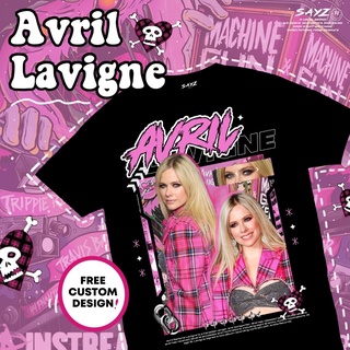 เสื้อยืดผ้าฝ้ายเสื้อยืด ลาย Avril LAVIGNE BAND | เพลงเมอร์ช | เสื้อยืด พิมพ์ลายวงดนตรี | โดย SAYZCOL XL  XXL 3XL