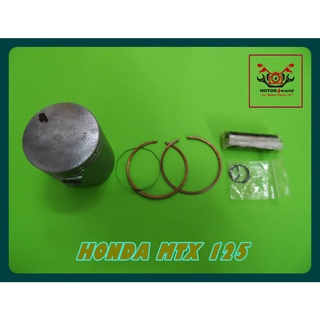 HONDA MTX 125 PISTON with PISTON RING COMPLETE SET size 0.25 // ชุดลูกสูบ พร้อม แหวนลูกสูบ ขนาด 0.25 สินค้าคุณภาพดี