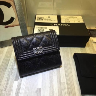 กระเป๋าสตางค์Chanel เกรดHiend หนังแท้ เหมือนแท้ทุกจุด แยกไม่ออก งาน1:1 สลับแท้