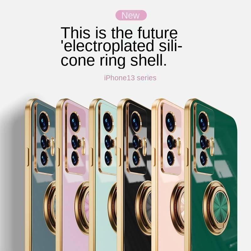 YJD เคส Vivo X70 X70Pro X70Pro+ แหวน Magnetic Attraction เคสโทรศัพท์กันกระแทกแบบนุ่ม