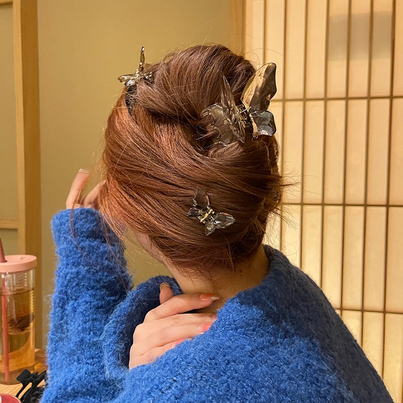 กิ๊บติดผม รูปผีเสื้อ 3 มิติ เนื้อแมตต์ สไตล์เกาหลี เหมาะกับฤดูร้อน - รูปที่ 6