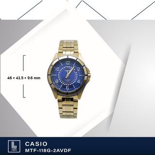 นาฬิกาข้อมือ casio รุ่น MTF-118G-2AVDF