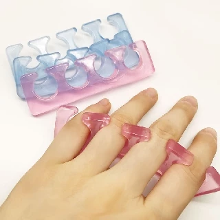 พร้อมส่ง⚡ ซิลิโคนคั่นเล็บ ซิลิโคนแยกเล็บ ซิลิโคนคั่นนิ้ว 2อัน(1คู่) ที่คั่นนิ้ว ฟองน้ำคั่นนิ้วเท้า โฟมคั่นนิ้ว @nailspop