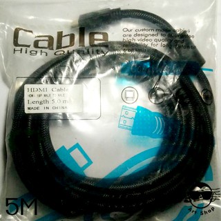 สาย HDMI Cable HDMI 19P MALE TO MALE Length : 5.0 m