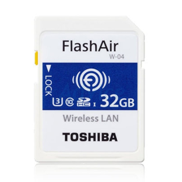 FlashAir Wireless SD Card 32GB Toshiba W04 (U3,CL10)