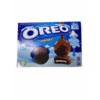 OREO ENROBED โอริโอ้ซ็อกโกแลต,Coating Chocolate Flavour 246g 1 กล่อง/บรรจุ 6 ชิ้น ราคาพิเศษ สินค้าพร้อมส่ง!!