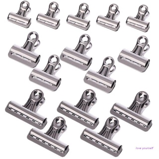 CON Metal Bulldog Clips Paper Letter Document Ticket File Binder Grip Clip Clamp 25mm 32mm 56mm