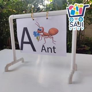 ขาตั้งสื่อการสอน A4 A3 สำหรับใช้ในห้องเรียน แขวนเอกสาร ขาตั้งสื่อการสอน pvc ประกอบเองได้