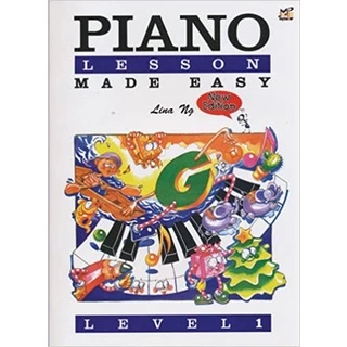 หนังสือเรียนเปียโน Piano Lessons Made Easy Level 1-3