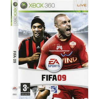 FIFA09 xbox360 (โซนNTSC) แผ่นเกมส์Xbox 360 FIFA 09 แผ่นไรท์เล่นได้กับเครื่องที่แปลงระบบแล้ว