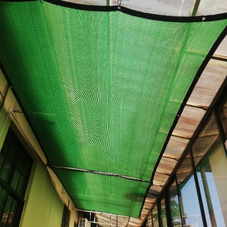 ม่านบังแดด ผ้าตาข่าย 90% สีเขียว สําหรับสระว่ายน้ํา กลางแจ้ง