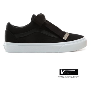 VANS OLD SKOOL HERRINGBONE BLACK WHITE SNEAKERS สินค้ามีประกันแท้