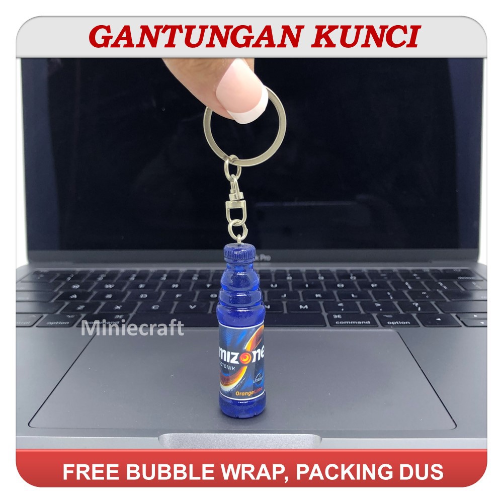 GUNDAN MIZONE BOTTLE MINIATURE KEYCHAIN