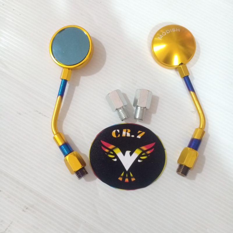 TWOTONE CNC MINI MIRROR สําหรับทุกประเภทของรถจักรยานยนต์ UNIVERSAL