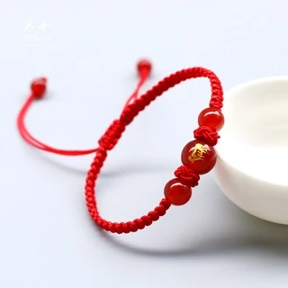 ขายส่งกำไลข้อมือ12นักษัตรหินแท้คาร์เนเลี่ยนสลักสิบสองนักษัตร12ราศี ข้อมือปีเกิด ด้ายแดงปีชง ปี2569