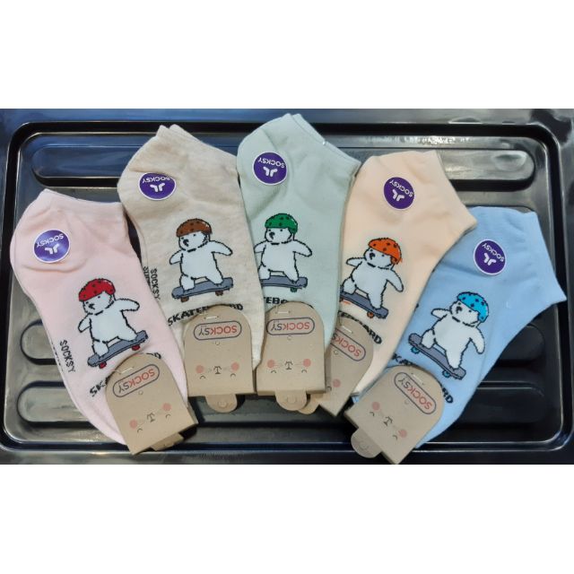 รูปหมีเล่นสเก็ต SOCKSY