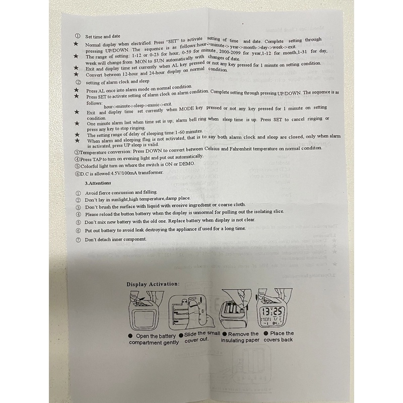เรืองแสงใน Dark เกม Roblox นาฬิกาปลุก LED 7 สี Digital Night อิเล็กทรอนิกส์ Action Figure อะนิเมะของเล่นเด็กคริสต์มาส - รูปที่ 7