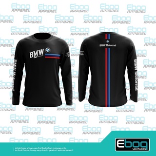 เสื้อยืด แขนยาว พิมพ์ลาย Bmw Black Sublimation / Bmw ไมโครไฟเบอร์ Eboq Jersi / Baju Bmw Jersey Sublimation Big Size3D