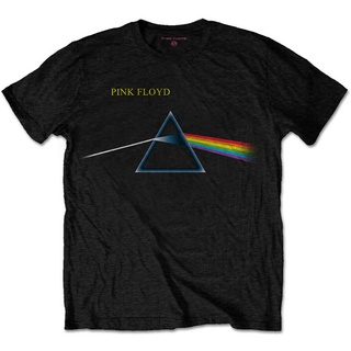 เสื้อยืด ลาย Pink Floyd Dark Side Of The Moon Flipped สีดําS-5XL