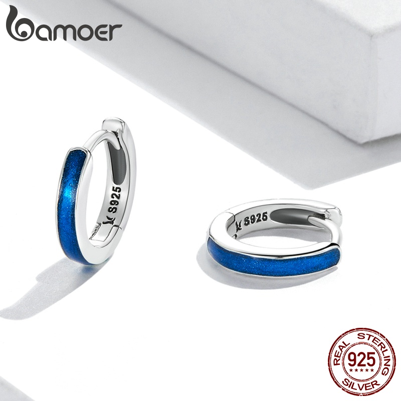 Bamoer زوج حلق فضة 925 (SCE1360) — صورة 2