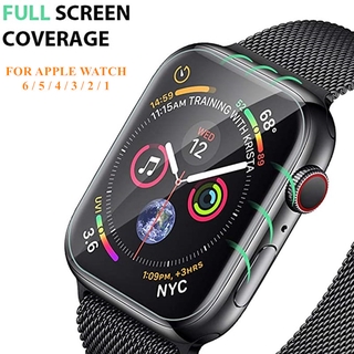 ฟิล์มกระจกนิรภัยกันรอยหน้าจอ สําหรับสมาร์ทวอทช์ Apple Watch Iwatch 6 5 4 40 มม. 44 มม. 3 2 38 มม. 42 มม.