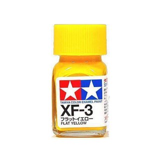 สีสูตรอีนาเมล TAMIYA XF-3 Flat Yellow (10 ml)