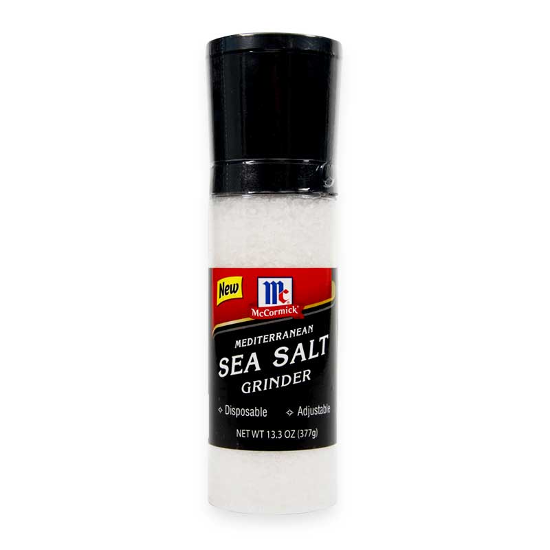 [ส่งฟรี] แม็คคอร์มิค เกลือทะเล พร้อมฝาบด 377 กรัม - McCormick Mediterranean Sea Salt Grinder 377 g