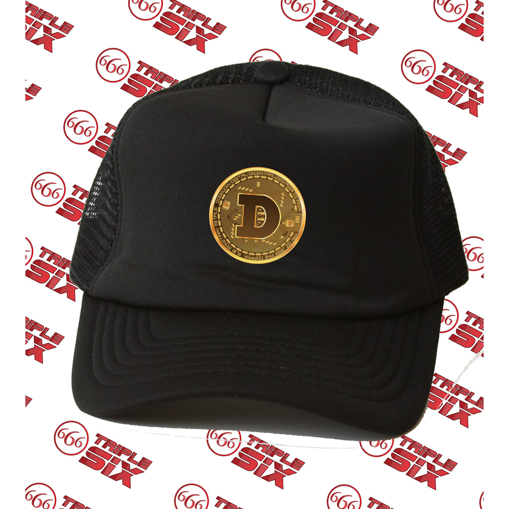 หมวก Trucker Dogecoin Cryptocurrency