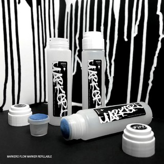 MARKERO FLOW 20mm มาร์คเกอร์บีบเยิ้ม สำหรับเขียน Graffiti Tag, Doodle Art, Hand Style