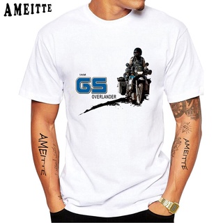 เสื้อยืดแขนสั้น พิมพ์ลาย Iam A GS lander Drive The BMW Motorcycle R 1200 GS R 1250 GS แฟชั่นสําหรับผู้ชาย