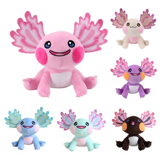 (พรีเซล) สินค้าใหม่ ตุ๊กตาการ์ตูน Axolotl น่ารัก หกสี ตุ๊กตาซาลามอนเดอร์ ตุ๊กตาตกแต่ง ของเล่น ของขวัญเด็ก