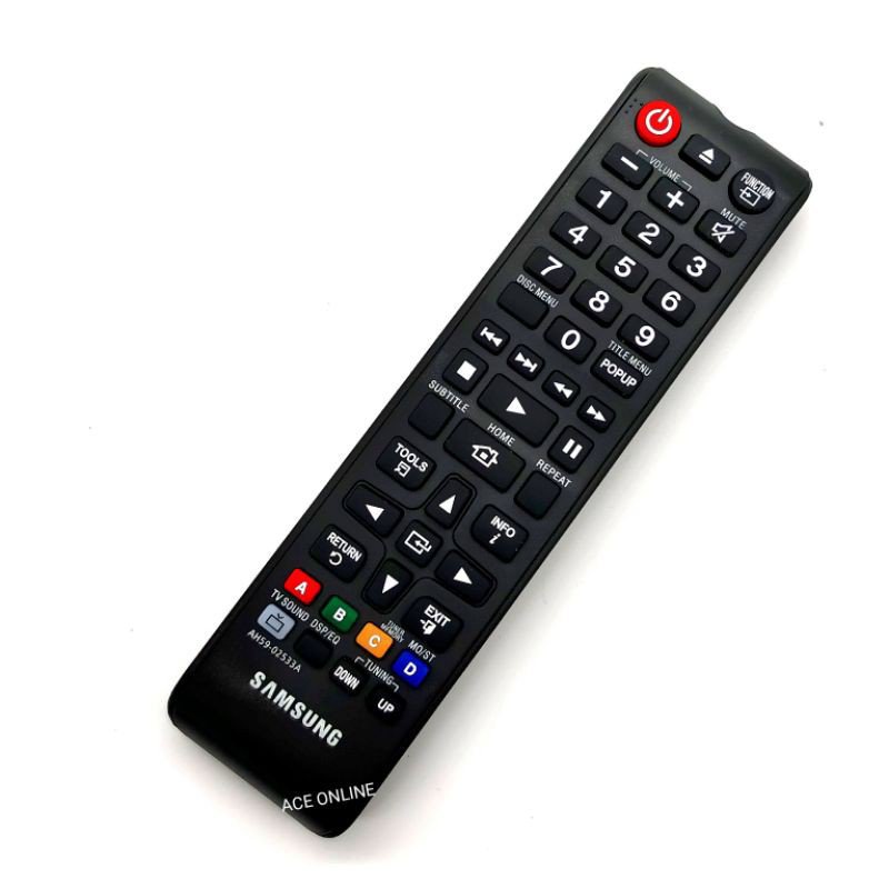 Ah59-0253a เปลี่ยนรีโมทคอนโทรลเหมาะสําหรับ Samsung Blu-ray Sound System 3D DVD โฮมเธียเตอร์ HT-F4500 htfm45 hth4500.... - รูปที่ 2