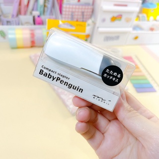 Midori Compact Stapler BabyPenguin ที่เย็บกระดาษพร้อมที่ถอดลวด รูปเพนกวิน