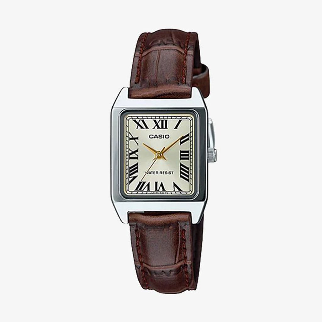 [ประกันร้าน] CASIO นาฬิกาข้อมือผู้หญิง รุ่น LTP-V007L-9B Casio Standard Brown