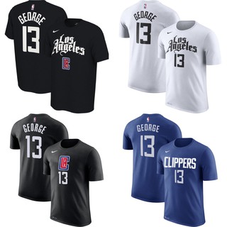 Nike NBA LA CLIPPERS NO. เสื้อยืดบาสเก็ตบอล พิมพ์ลาย Paul George Icon Association City Edition 13