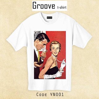 เสื้อยืดลายวินเทจ แนวๆ ใส่ได้ทุกยุค Groovetshirt