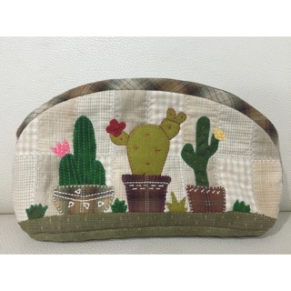 🌵cactus party cosmetic bag🌵(23x12x7.5cm)