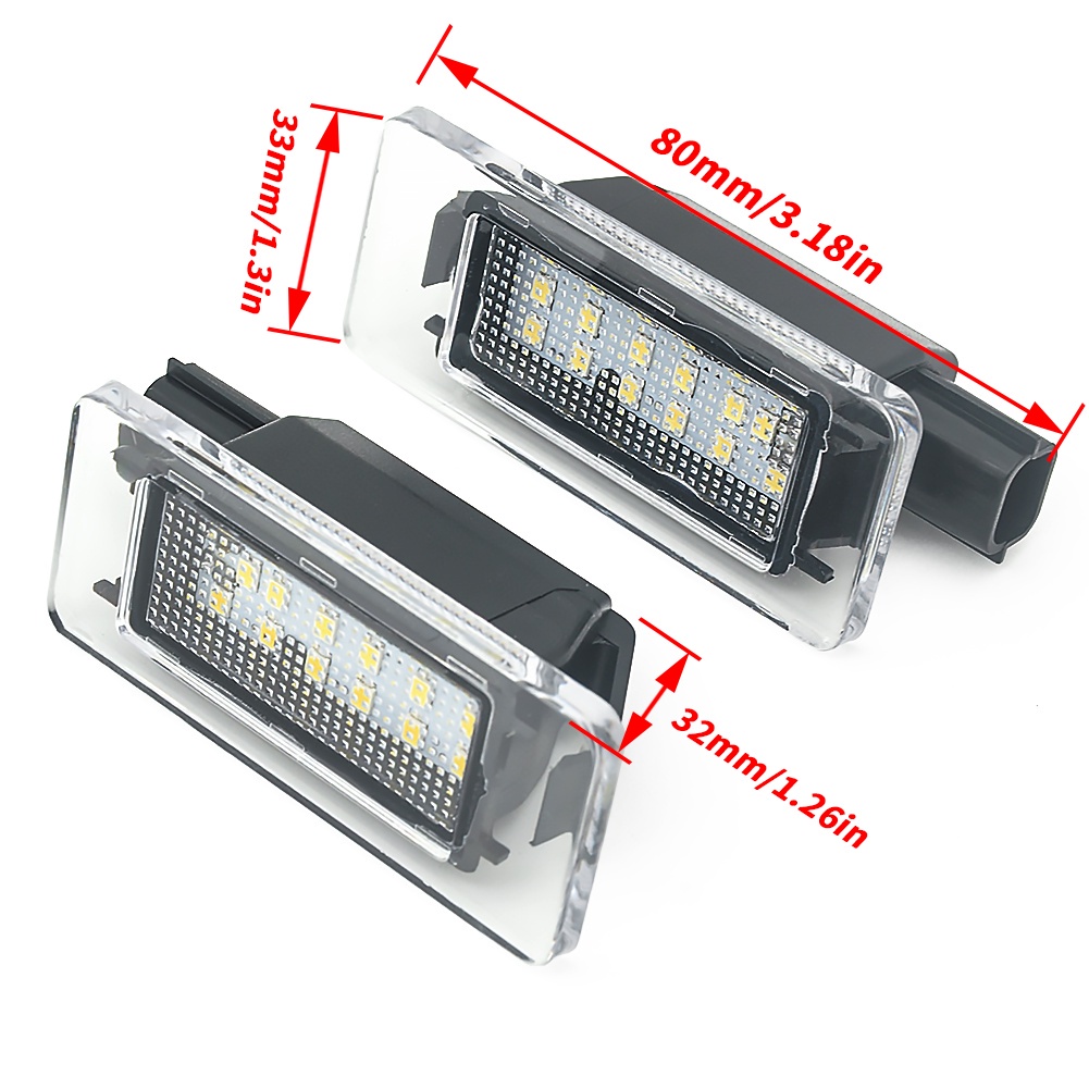 สําหรับ Nissan Crystalline C27 2016- Altima 2019 ฟรีไฟป้ายทะเบียน Led SMD สีขาว