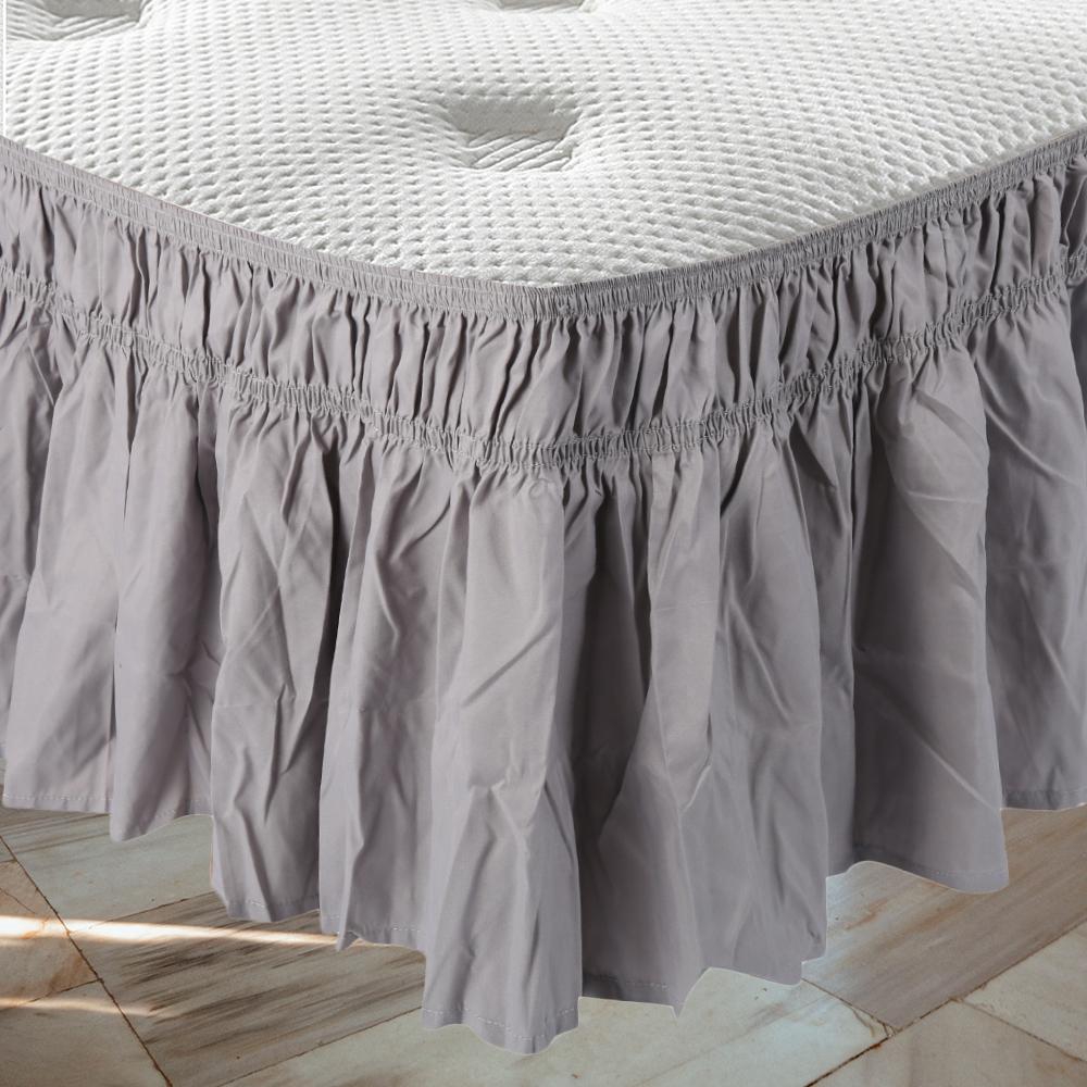 Color Queen King Home Wrap Around, Adjustable Bed Skirts King