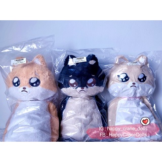 🔶ส่งฟรี🔶 ✅เหลือสีส้มนะคะ✅ ตุ๊กตาหมาชิบะอินุ Sad Face Shiba Inu Big Plushy 🇯🇵ตุ๊กตานำเข้าจากญี่ปุ่น🇯🇵