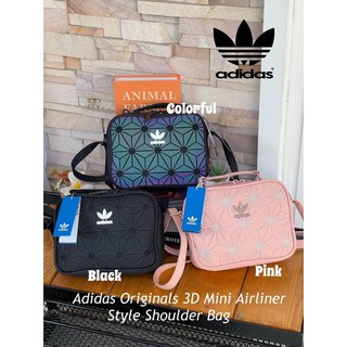 💕Adidas Originals 3D Mini Airliner Style Shoulder Bag กระเป๋าสะพายข้างแนว sport