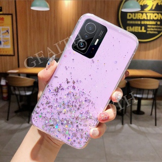 2021 New เคสโทรศัพท์ Xiaomi Mi 11T Pro 11 Lite 5G NE POCO X3 GT NFC M3 Pro F3 11 Ultra 10T Pro Back Cover Bling Clear Black Green Pink Star Space TPU Soft Casing Phone Case เคส Mi11T 11TPro 11LiteNE POCOX3 X3GT