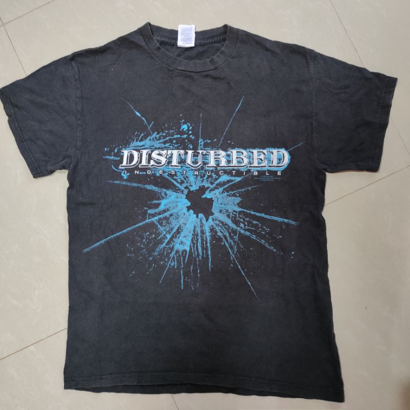 เสื้อวงมือสอง ของแท้ วง DISTURBED (2008)