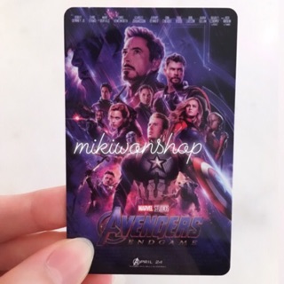 Major Avengers Endgame Card (ลายตัวละคร,โปสเตอร์)