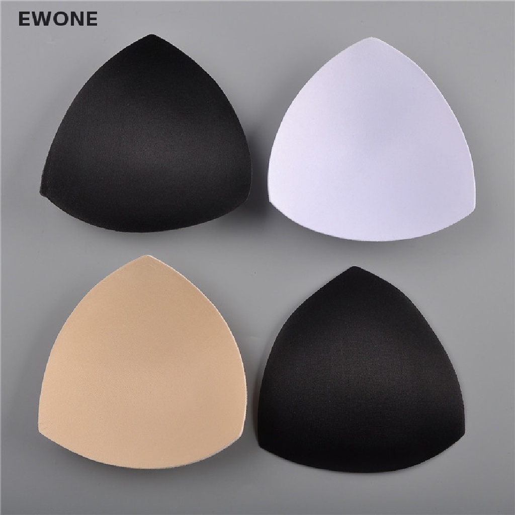 Ewone แผ่นโฟมฟองน้ํา ทรงสามเหลี่ยม สําหรับเสริมหน้าอก เต้านม บิกินี่ ขายดี