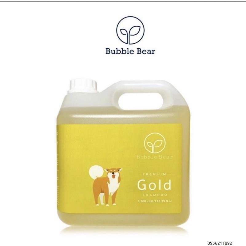 🔥 ฮ่าๆ ถูกที่สุด! ! 🔥 แชมพูสุนัข Bubble Bear Premium gold แชมพูสุนัข พรีเมี่ยม โกล์ด แชมพูออร์แกนิค